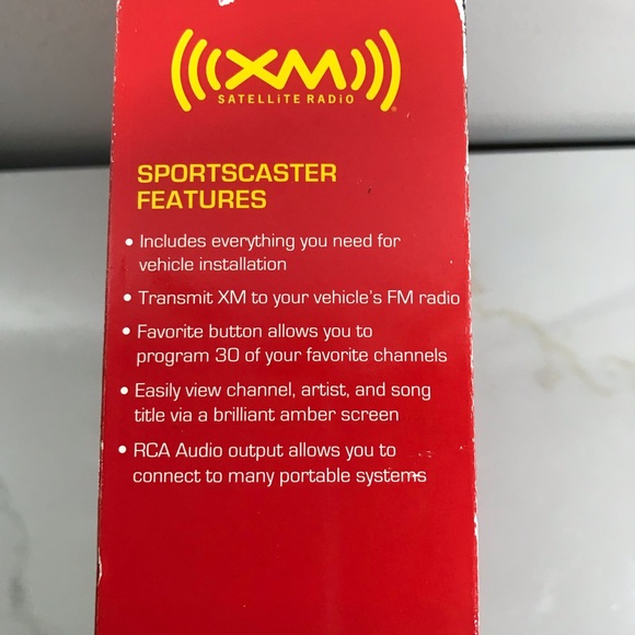 XM Satellite Radio Sportscaster (New in Original Sealed Box) - Picture 8 of 10